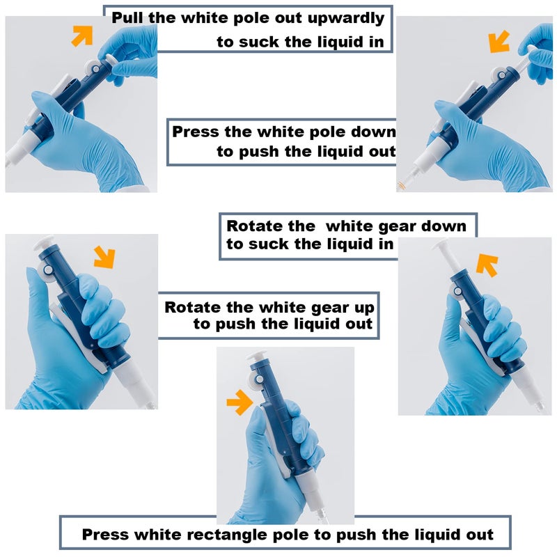 ONiLAB Pipette Pumps,Scientific Pipette Pump 2ml, Blue, for Disposable Plastic and Glass Pipettes… - Image 4